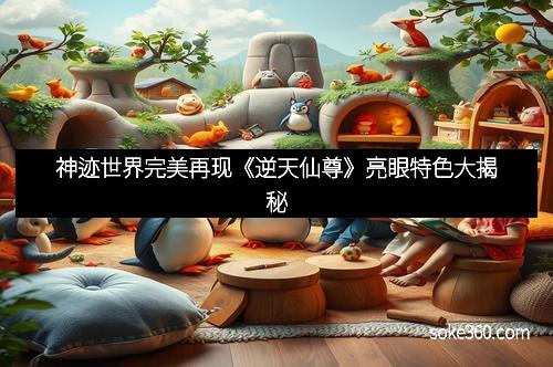 神迹世界完美再现《逆天仙尊》亮眼特色大揭秘